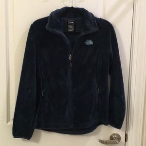 Navy blue North Face High Pile Fleece Jacket